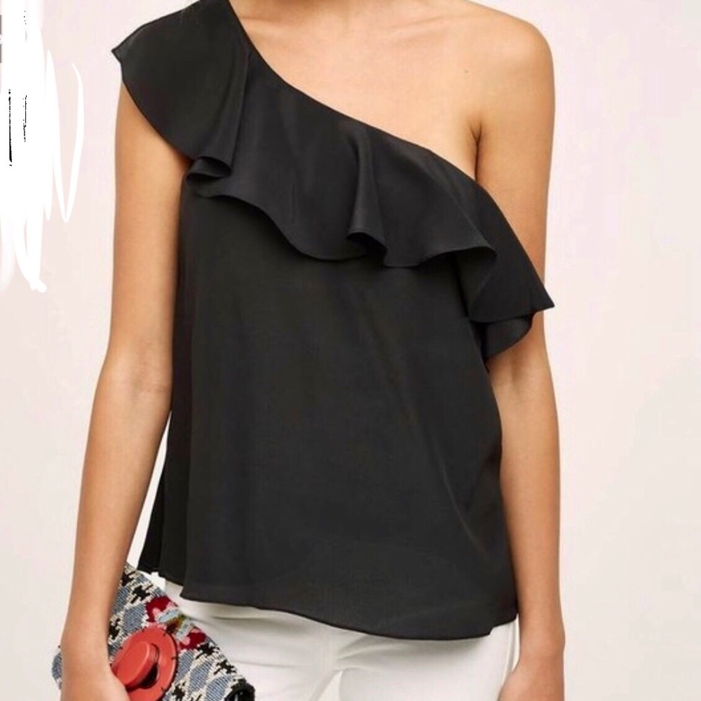 ❌SOLD❌Anthropology-Maeve Off The Shoulder Top - Picture 1 of 8